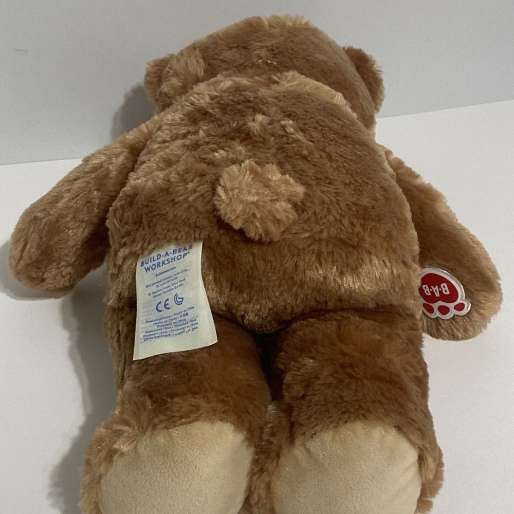 Build A Bear Plain Brown Bear Stuffed Animal Plush Toy 15" - Picture 4 of 11